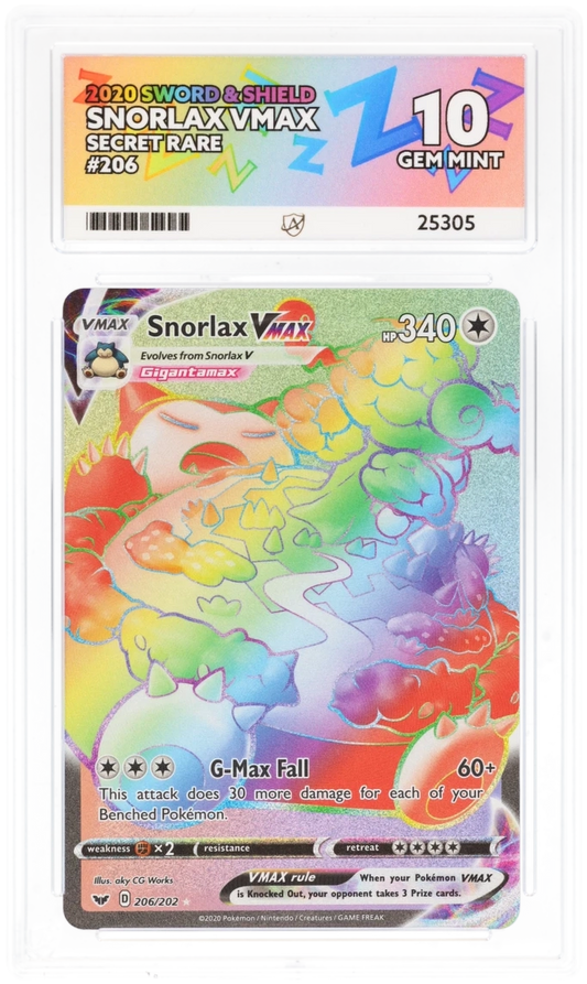 ACE 10 - Snorlax VMAX - 206/202 - Sword & Shield - Pokemon