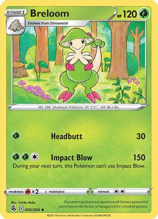 Breloom 5/264 - SWSH08 Fusion Strike