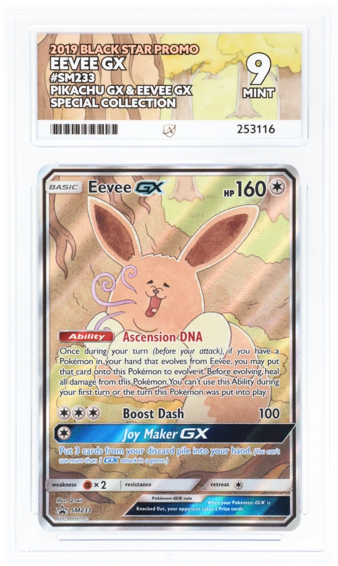 Eevee GX SM233 - Ace 9 - Black Star Promo