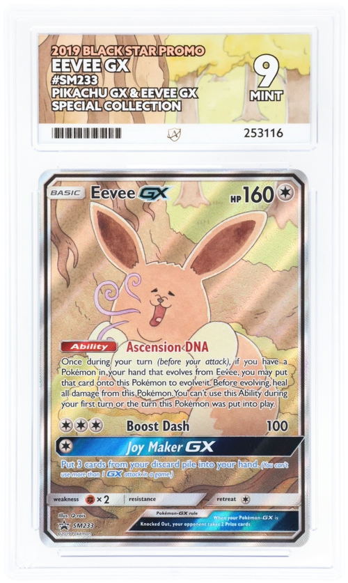 Eevee GX SM233 - Ace 9 - Black Star Promo
