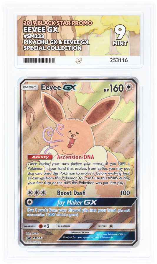 Eevee GX SM233 - Ace 9 - Black Star Promo