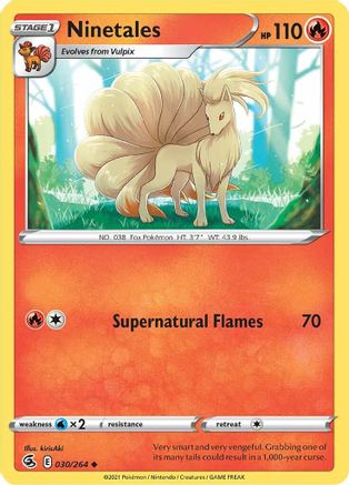 Ninetales 30/264 - Fusion Strike Reverse Holofoil