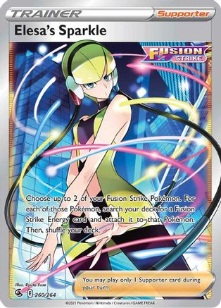 Elesa's Sparkle 260/264 - Fusion Strike Holofoil
