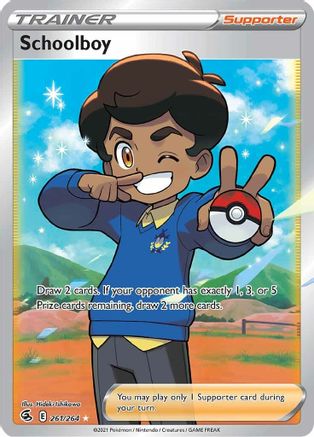 Schoolboy 261/264 - Fusion Strike Holofoil