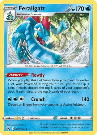 Feraligatr 57/264 - Fusion Strike Holofoil