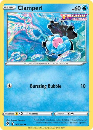 Clamperl 65/264 - SWSH08 Fusion Strike Reverse Holofoil
