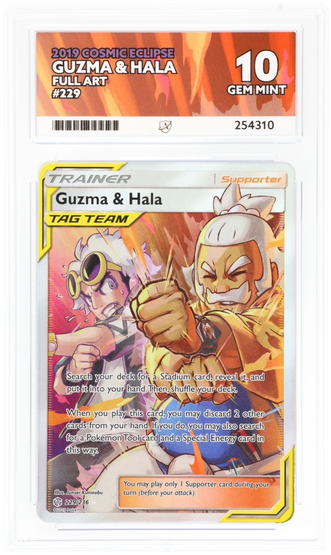ACE 10 - Guzma & Hala - 229/236 - Cosmic Eclipse - Pokemon