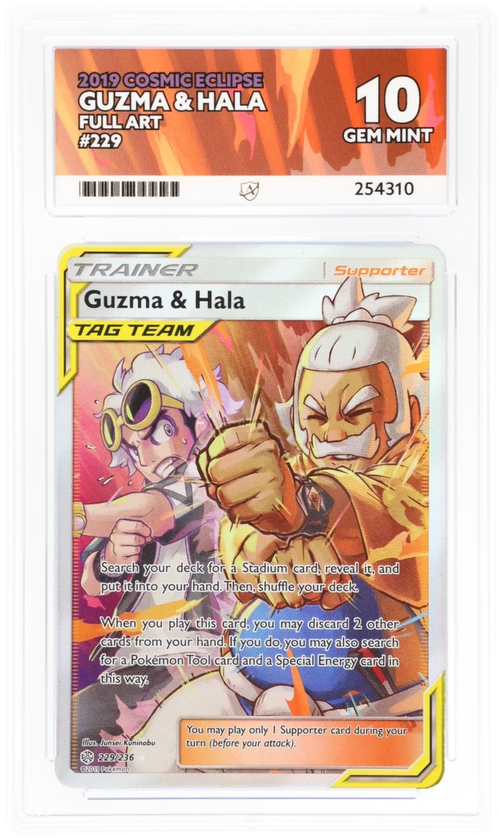 ACE 10 - Guzma & Hala - 229/236 - Cosmic Eclipse - Pokemon