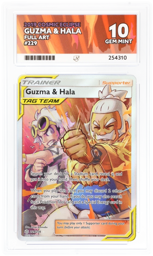 ACE 10 - Guzma & Hala - 229/236 - Cosmic Eclipse - Pokemon