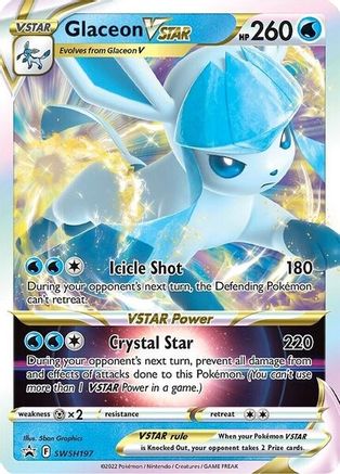 Glaceon VSTAR SWSH197/307 - SWSH Black Star Promos Holofoil
