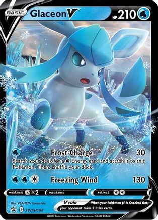 Glaceon V SWSH196/307 - SWSH Black Star Promos Holofoil