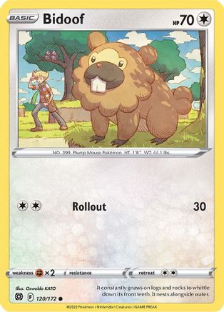 Bidoof 120/172 - SWSH09 Brilliant Stars