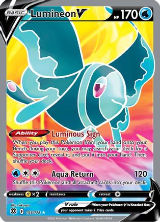 Lumineon V 156/172 - Brilliant Stars Holofoil