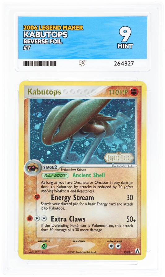 Kabutops Reverse Foil 7/92 - Ace 9 - Legend Maker