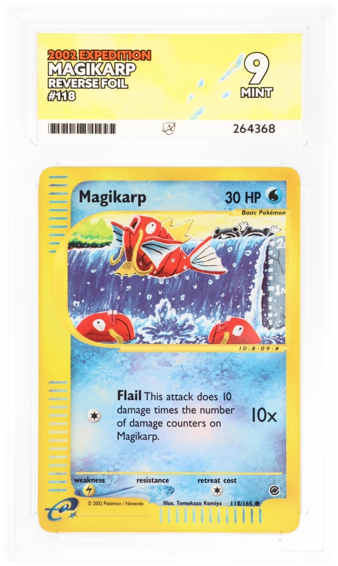 Magikarp 118/165 Reverse Foil - Ace 9 - Expedition