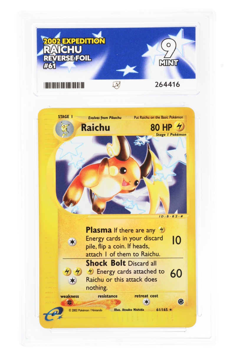 Raichu 61/165 Reverse Foil - Ace 9 - Expedition