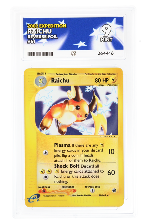 Raichu 61/165 Reverse Foil - Ace 9 - Expedition