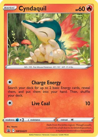Cyndaquil - SWSH221 SWSH221/307 - SWSH Sword & Shield Promo Cards Holofoil