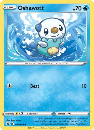 Oshawott 41/189 - Astral Radiance Reverse Holofoil