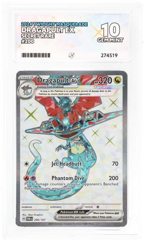 Dragapult EX 200/167 - Ace 10 - Twilight Masquerade