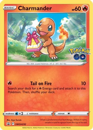 Charmander - SWSH232 SWSH232/307 - SWSH Sword & Shield Promo Cards Holofoil