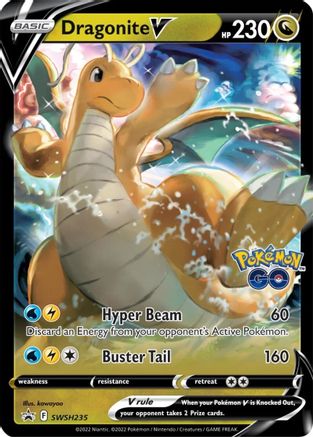 Dragonite V - SWSH235 SWSH235/307 - SWSH Sword & Shield Promo Cards Holofoil