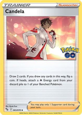 Candela 65/78 - Pokemon GO Reverse Holofoil