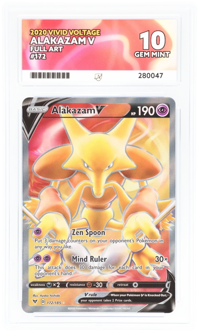ACE 10 - Alakazam V - 172/185 - Vivid Voltage - Pokemon