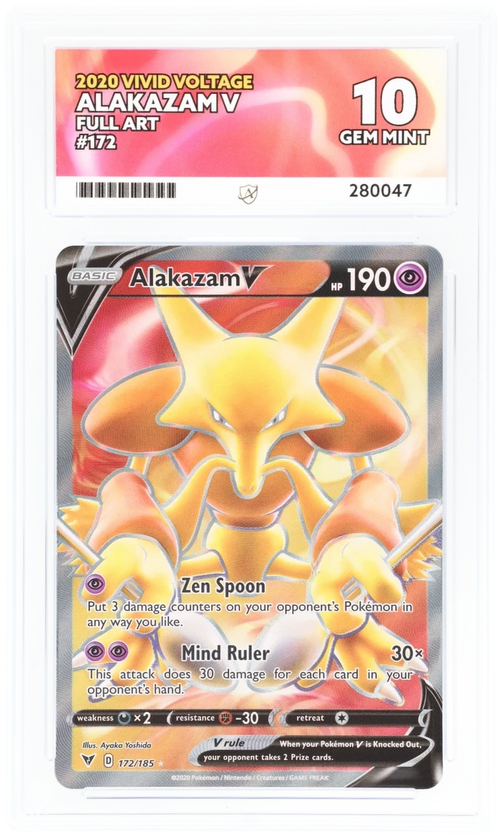 ACE 10 - Alakazam V - 172/185 - Vivid Voltage - Pokemon