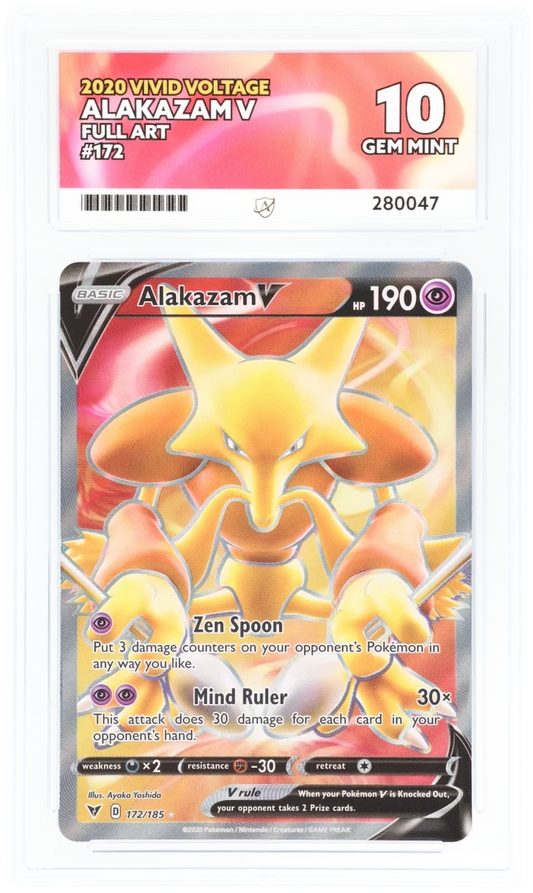ACE 10 - Alakazam V - 172/185 - Vivid Voltage - Pokemon