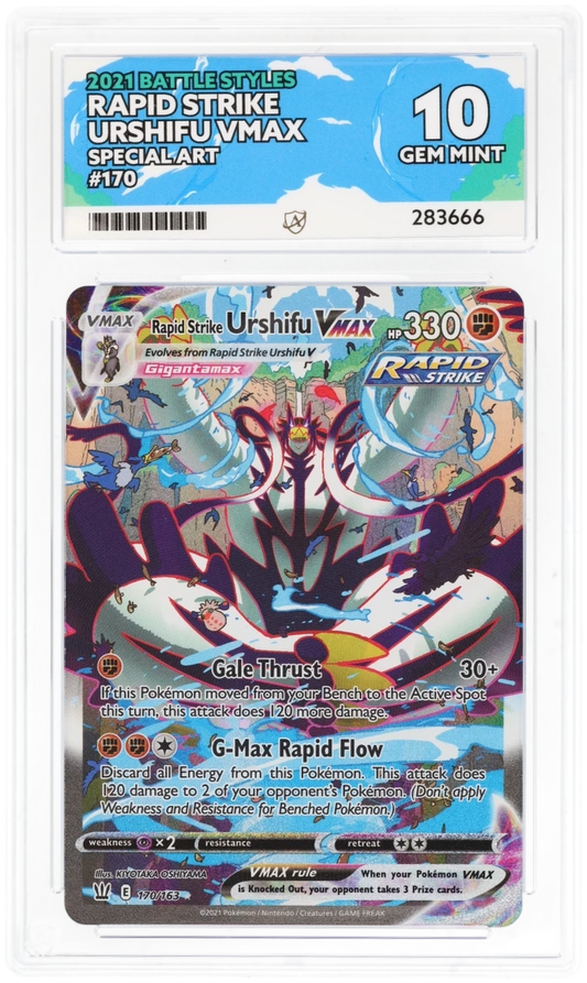ACE 10 - Rapid Strike Urshifu VMAX - 170/163 - Battle Styles - Pokemon