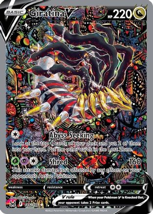 Giratina V 186/196 - Lost Origin Holofoil