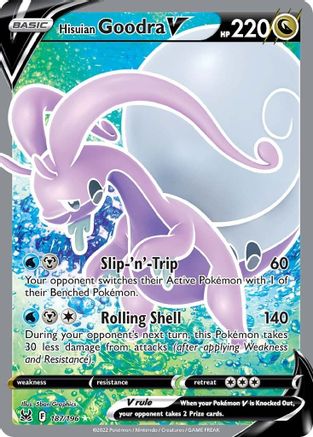 Hisuian Goodra V 187/196 - Lost Origin Holofoil