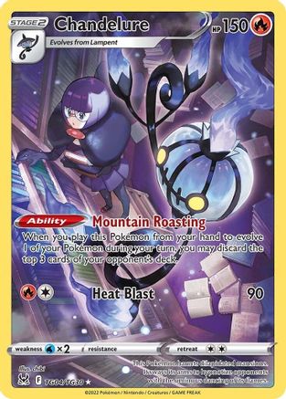 Chandelure TG04/30 - SWSH11 Lost Origin Trainer Gallery Holofoil