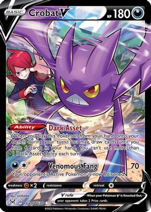 Crobat V TG20/30 - SWSH11 Lost Origin Trainer Gallery Holofoil