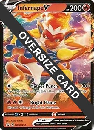 Infernape V - SWSH252 SWS252 - Jumbo Cards Holofoil