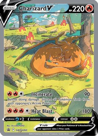 Charizard V - SWSH260 SWSH260/307 - SWSH Sword & Shield Promo Cards Holofoil
