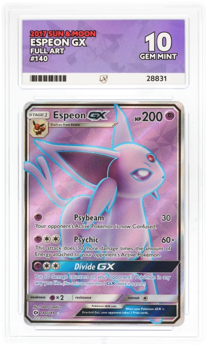 ACE 10 - Espeon GX - 140/149 - Sun & Moon - Pokemon