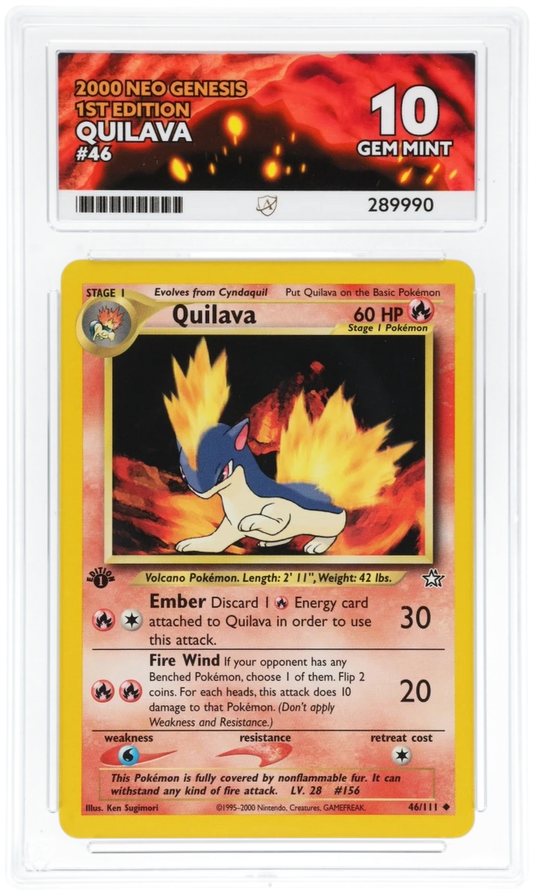 Quilava 46/111 - Ace 10 - Neo Genesis 1st Edition