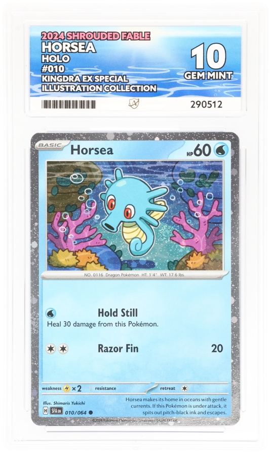 ACE 10 - Horsea - 010/064 - Shrouded Fable - Kingdra ex Special Illustration Collection - Pokemon