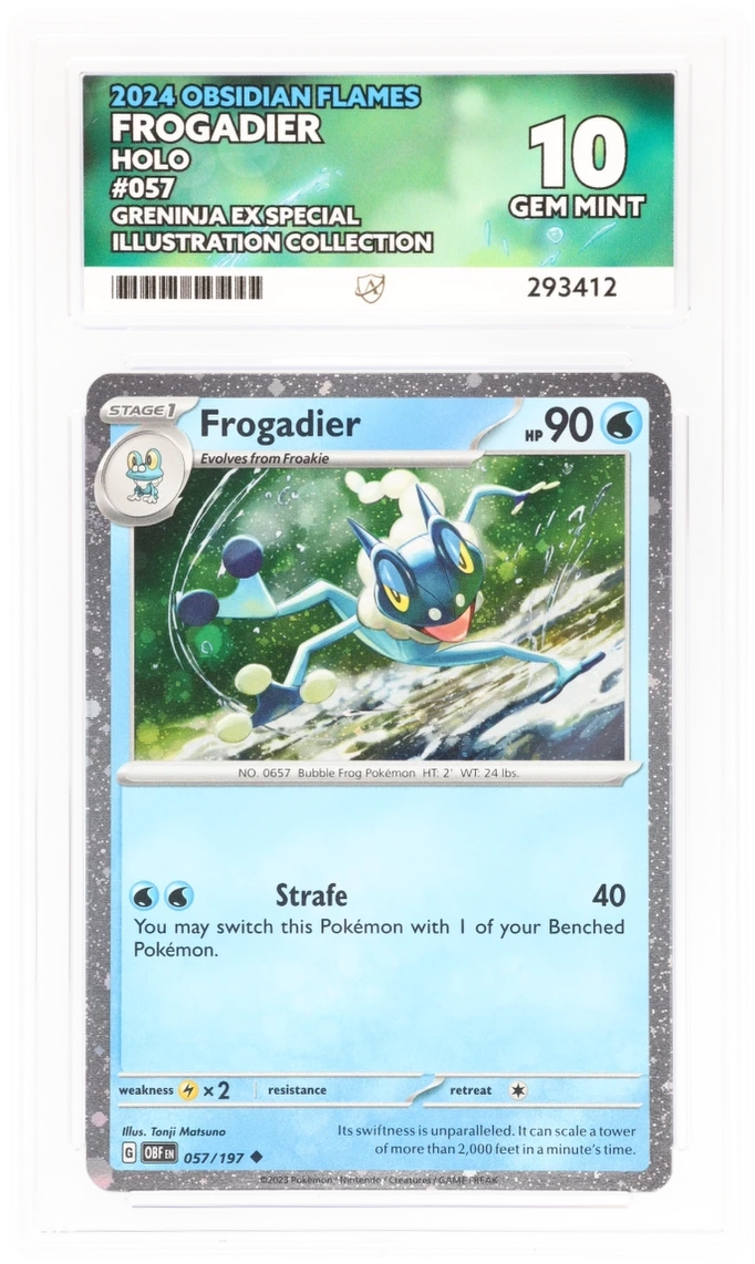 ACE 10 - Frogadier - 057/197 - Obsidian Flames - Greninja ex Special Illustration Collection - Pokemon