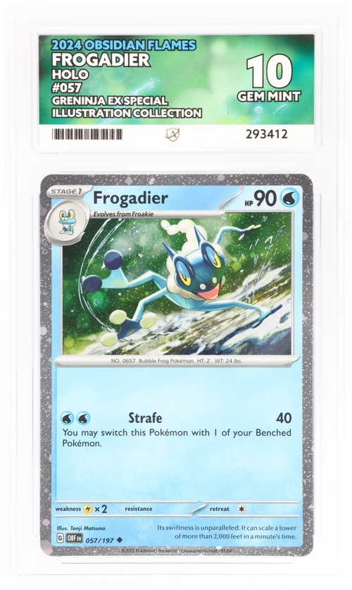 ACE 10 - Frogadier - 057/197 - Obsidian Flames - Greninja ex Special Illustration Collection - Pokemon