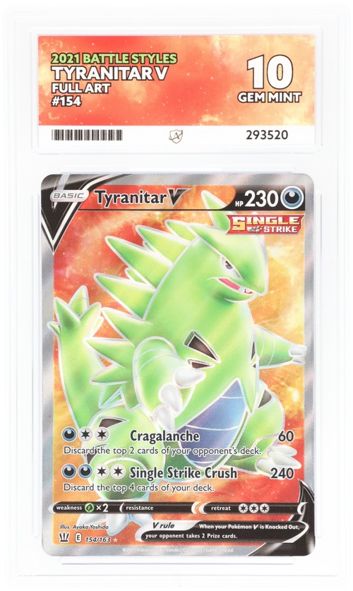 ACE 10 - Tyranitar V - 154/163 - Battle Styles - Pokemon