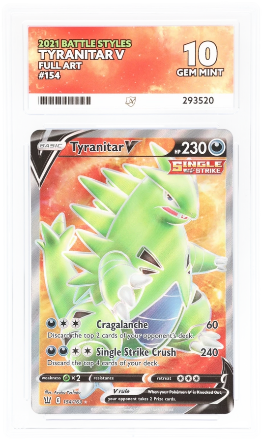 ACE 10 - Tyranitar V - 154/163 - Battle Styles - Pokemon