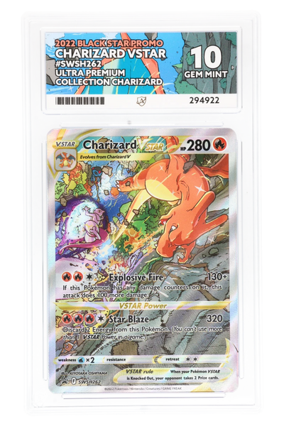 Charizard VSTAR SWSH262 - ACE 10 - Black Star Promo PokeRand Charizard VSTAR SWSH262 - ACE 10 - Black Star Promo PokeRand