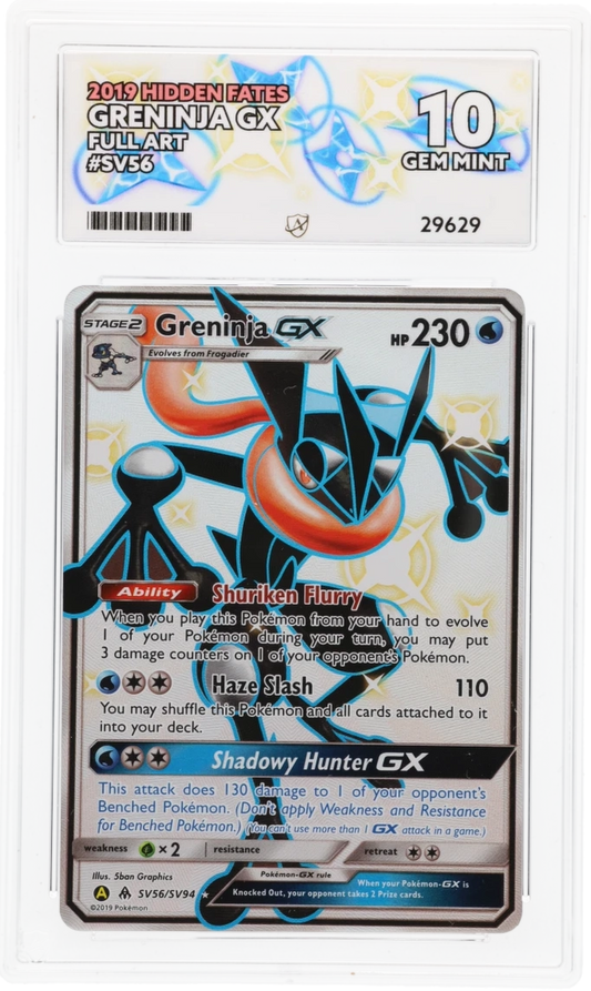 Greninja GX SV56 - Ace 10 - Hidden Fates