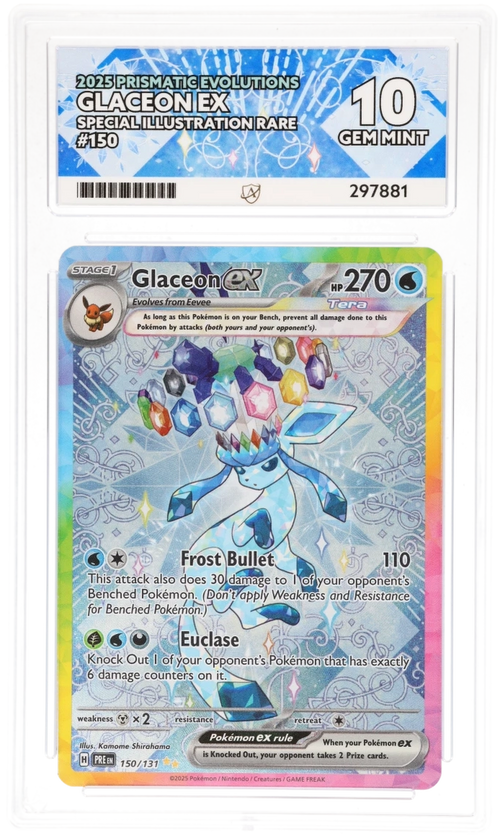 Glaceon ex 150/131 - Ace 10 - Prismatic Evolutions