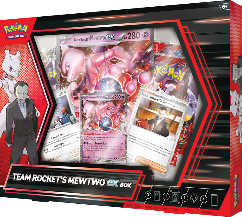 Pokemon Team Rocket’s Mewtwo EX Box