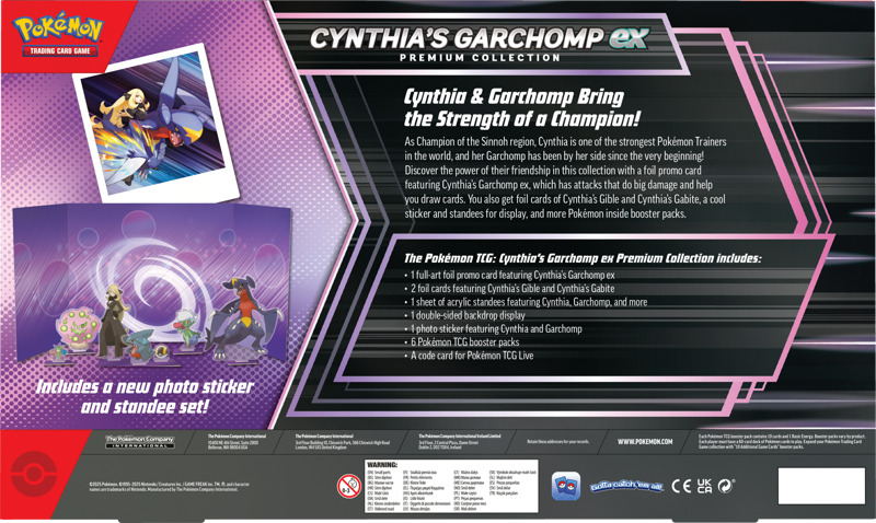 Pokemon - Cynthia's Garchomp ex Premium Collection