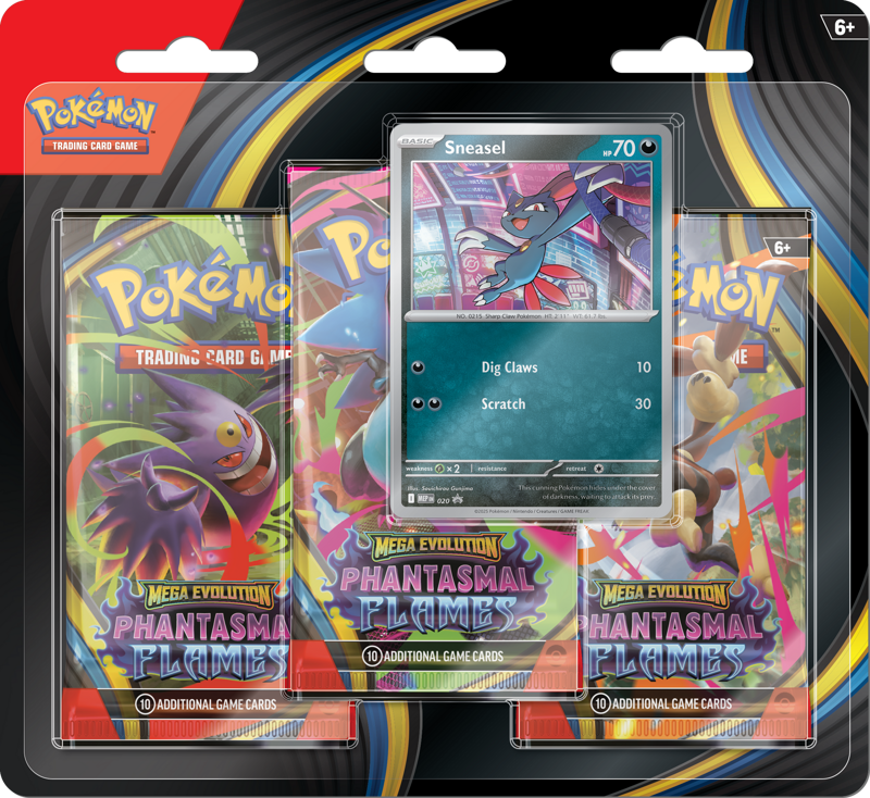 3 Pack Blister (Sneasel) - Phantasmal Flames